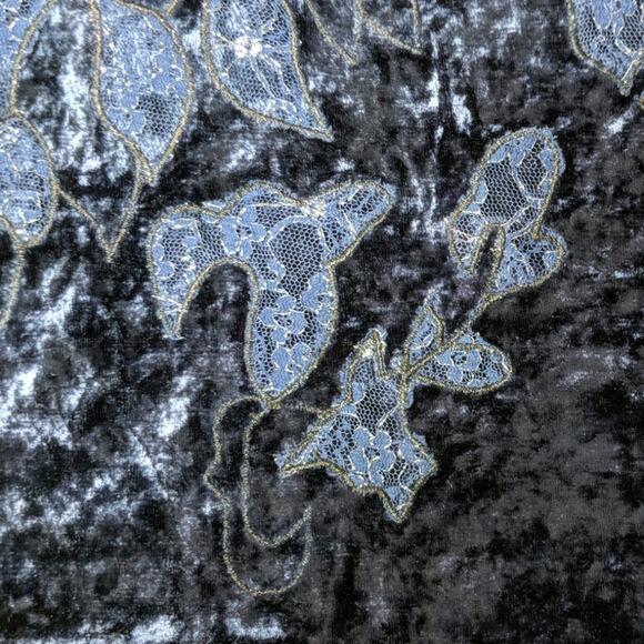 Free People Velvet/Mesh Tank Top Cami S - Picture 2 of 6